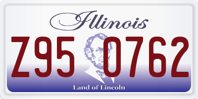 IL license plate Z950762