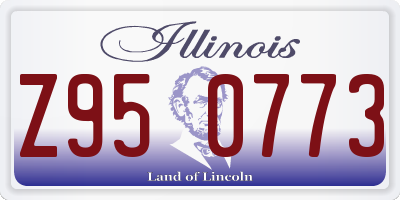 IL license plate Z950773