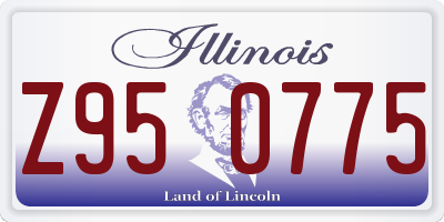 IL license plate Z950775