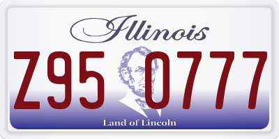 IL license plate Z950777