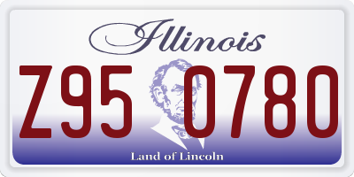IL license plate Z950780