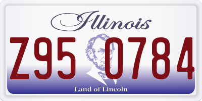 IL license plate Z950784