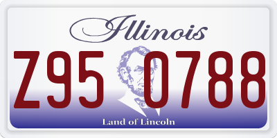 IL license plate Z950788