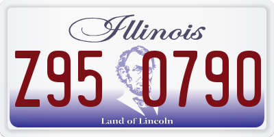 IL license plate Z950790