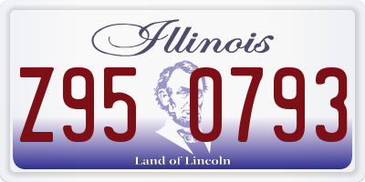 IL license plate Z950793