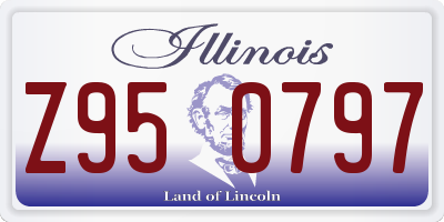 IL license plate Z950797