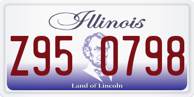 IL license plate Z950798