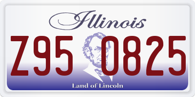 IL license plate Z950825
