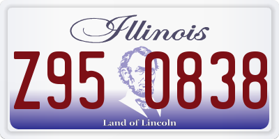 IL license plate Z950838