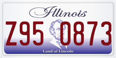 IL license plate Z950873