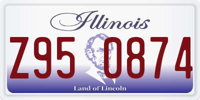 IL license plate Z950874