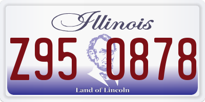 IL license plate Z950878