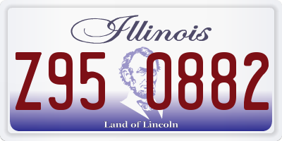 IL license plate Z950882