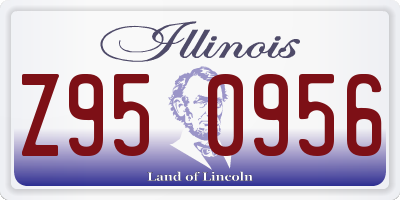IL license plate Z950956
