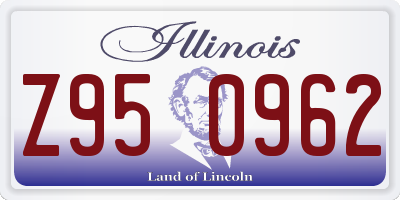 IL license plate Z950962