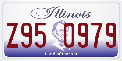 IL license plate Z950979