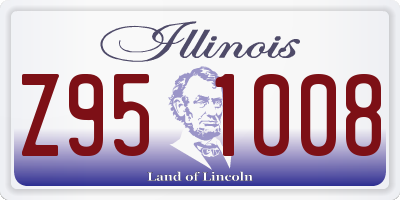 IL license plate Z951008