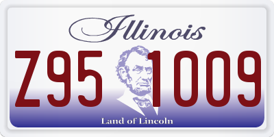 IL license plate Z951009