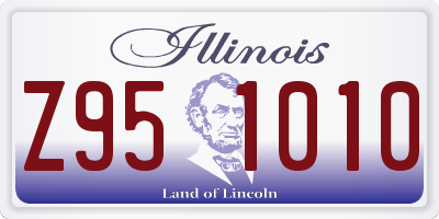 IL license plate Z951010