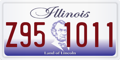 IL license plate Z951011