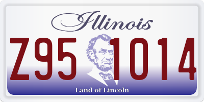 IL license plate Z951014