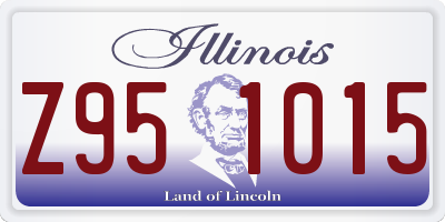 IL license plate Z951015