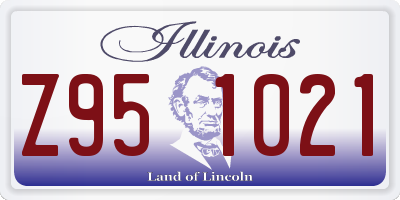 IL license plate Z951021