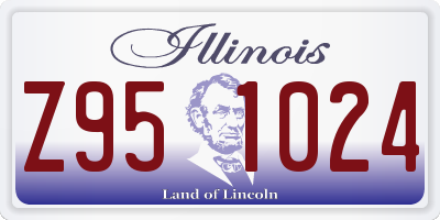 IL license plate Z951024
