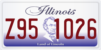 IL license plate Z951026