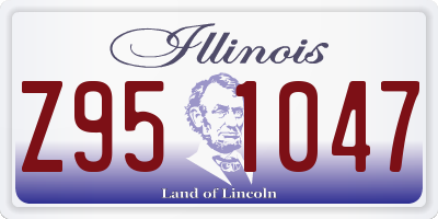 IL license plate Z951047