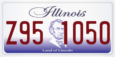 IL license plate Z951050