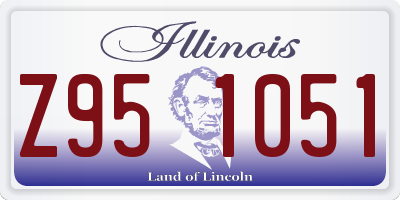 IL license plate Z951051
