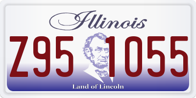 IL license plate Z951055
