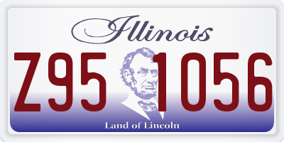 IL license plate Z951056