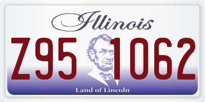 IL license plate Z951062