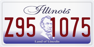 IL license plate Z951075