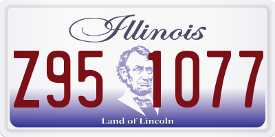 IL license plate Z951077