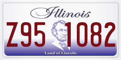 IL license plate Z951082