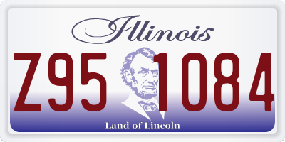 IL license plate Z951084