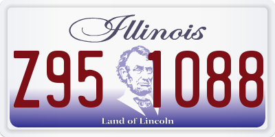 IL license plate Z951088