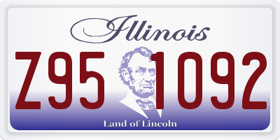 IL license plate Z951092