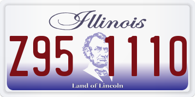 IL license plate Z951110