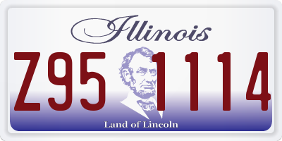 IL license plate Z951114