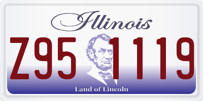 IL license plate Z951119