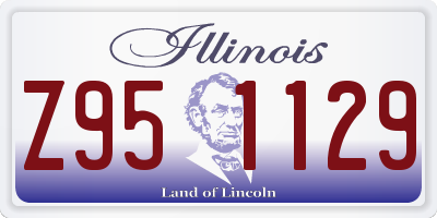 IL license plate Z951129