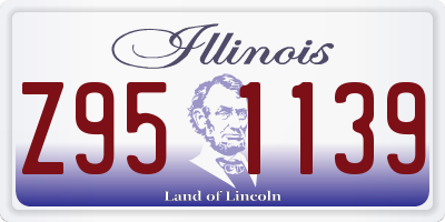 IL license plate Z951139