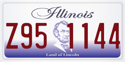 IL license plate Z951144