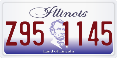 IL license plate Z951145