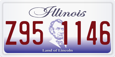 IL license plate Z951146