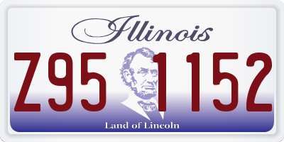 IL license plate Z951152
